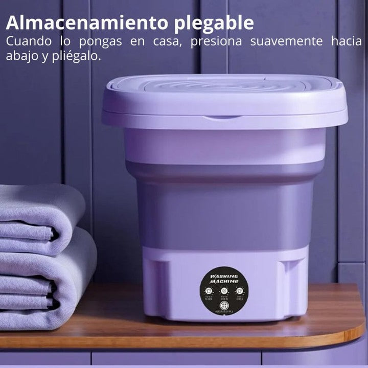 Mini Lavadora portatil con Jabon